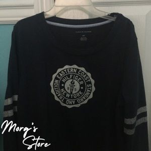 tommy hilfiger navy long sleeve